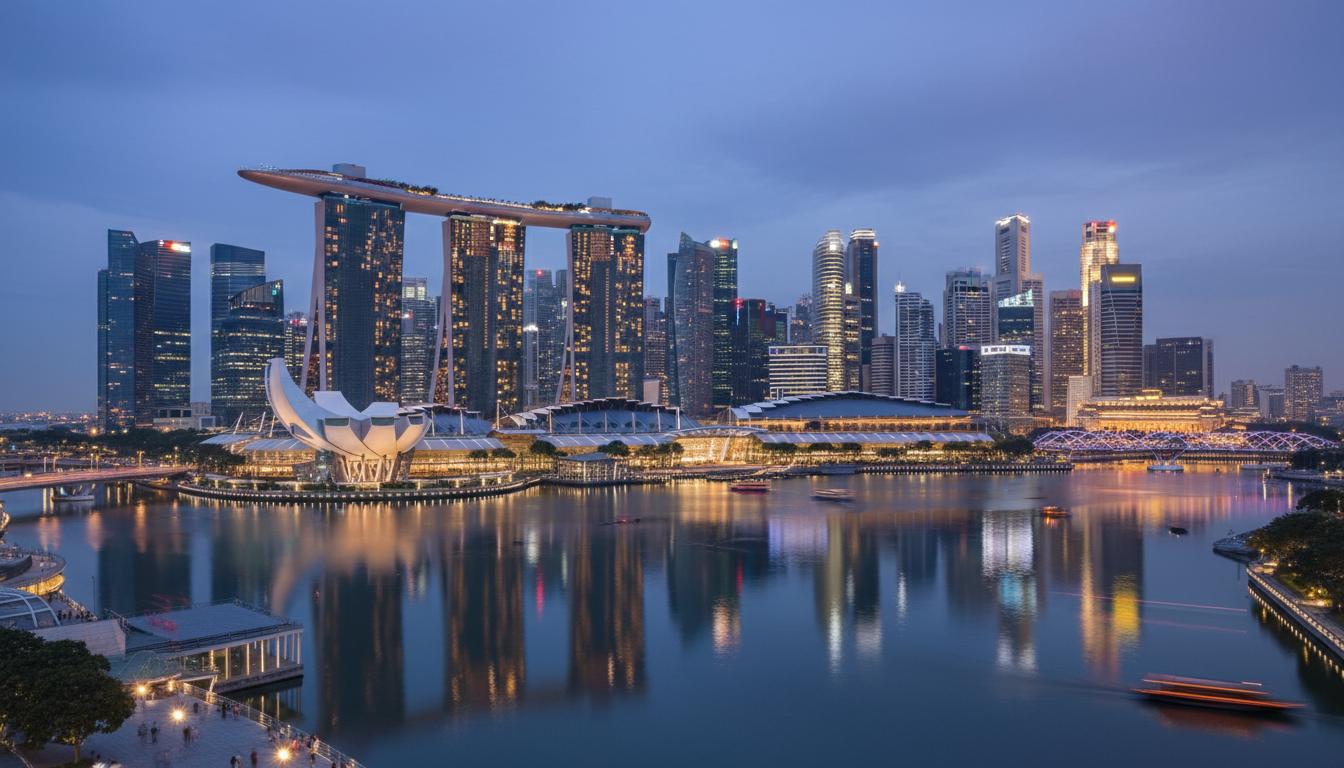 Modern urban skyline representing smart city platforms
